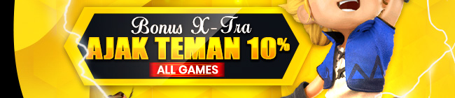 Bonus Ajak Teman 10% Langsung Cair